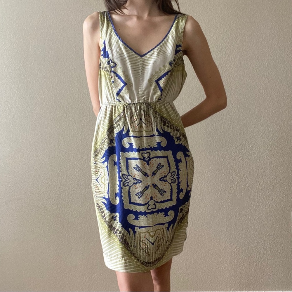 Anthropologie Edme & Esyllte Silk Pocket Dress